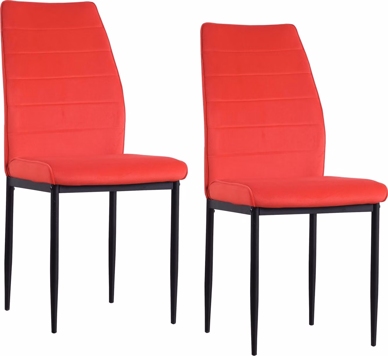 Sedia Madison Velvet Rosso