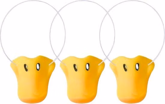 Set di maschere da papera gialla per cosplay