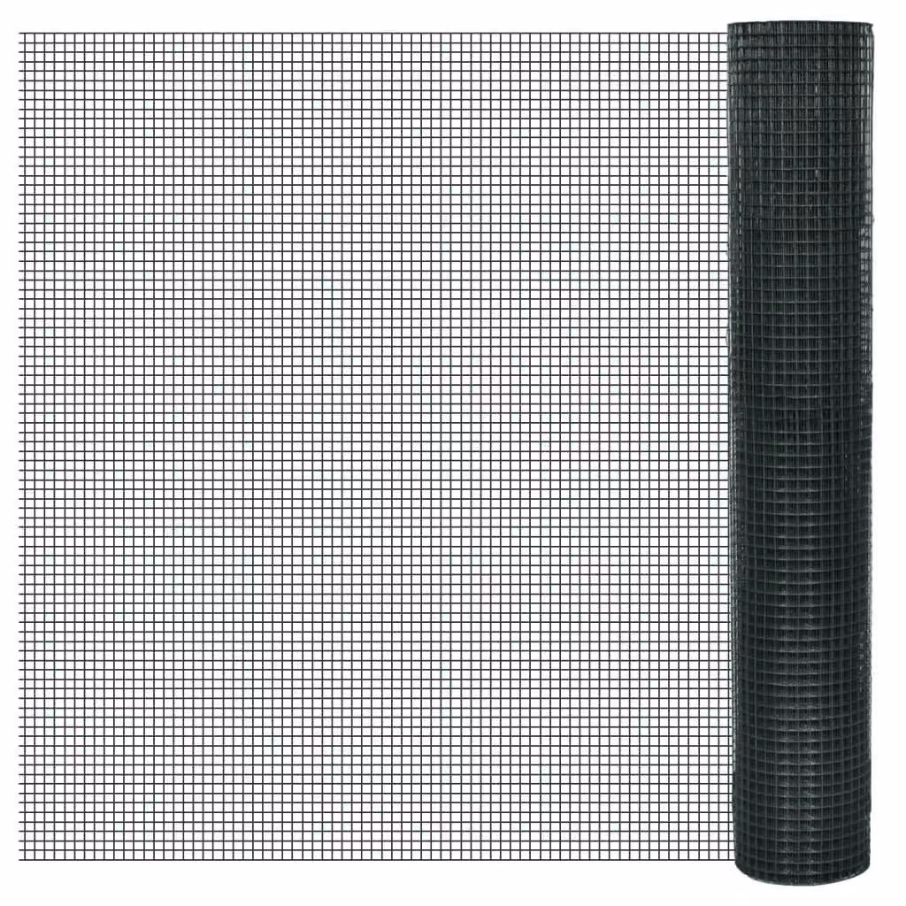Cancello per pollame in acciaio zincato con rivestimento in PVC