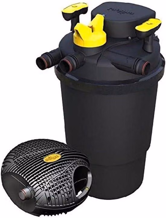 Pumpfilter 3.0, 710 x 42 x 57 cm, nero-giallo