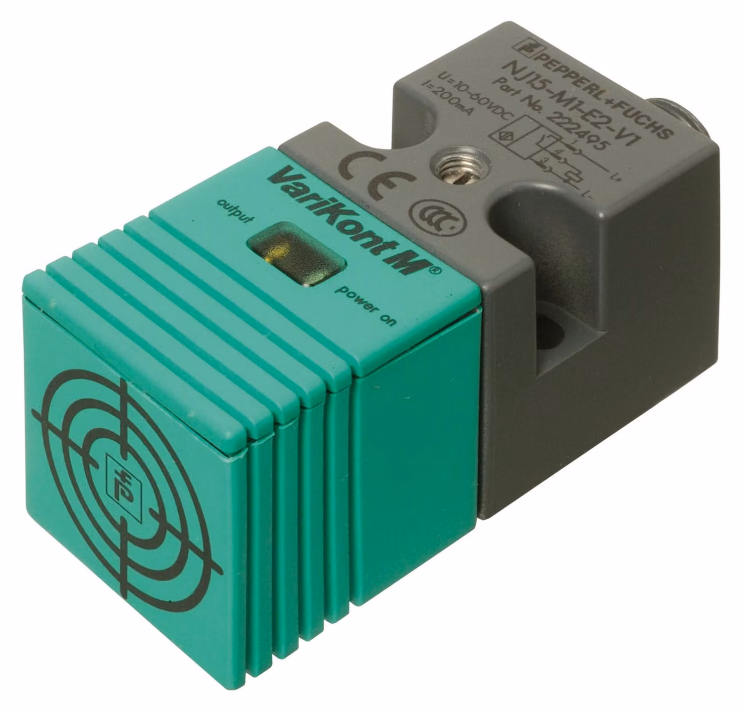Sensore induttivo PF, modello 222495NJ15-M1-E2-V1