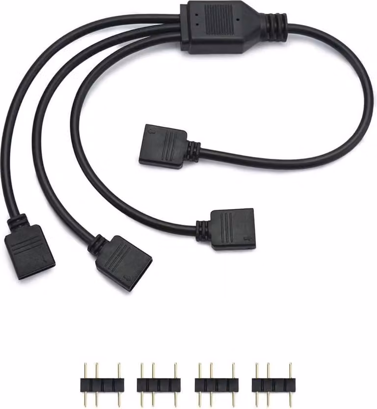 QWORK® Cavo splitter ARGB per dissipatore CPU e ventola ARGB 30 cm