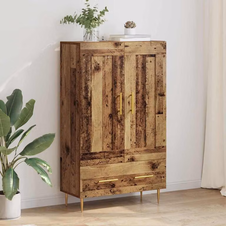 vidaXL Credenza in legno vecchio 69,5 x 31 x 115 cm Materiale a base di legno
