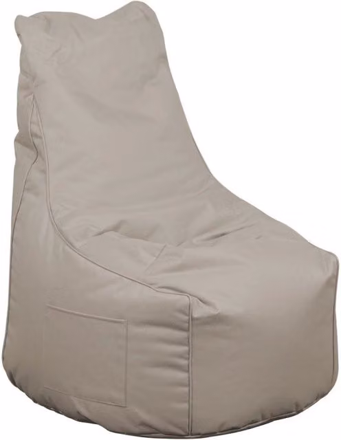 Poltrona Sacco Layla Casa Collection in Nylon e PVC Beige L/P/H: 65 x 65 x 95 cm