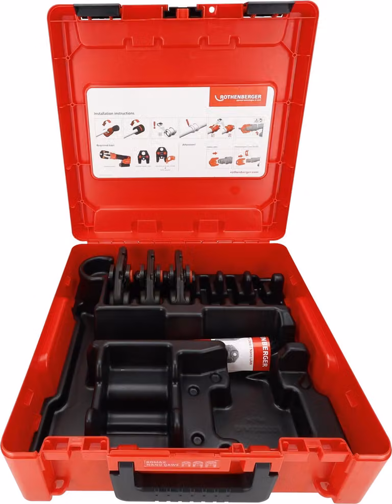 Set di ganasce di pressatura Romax Nano iJAWs, taglia M, per tubi da 15-22-28 mm - codice prodotto: 1000004942