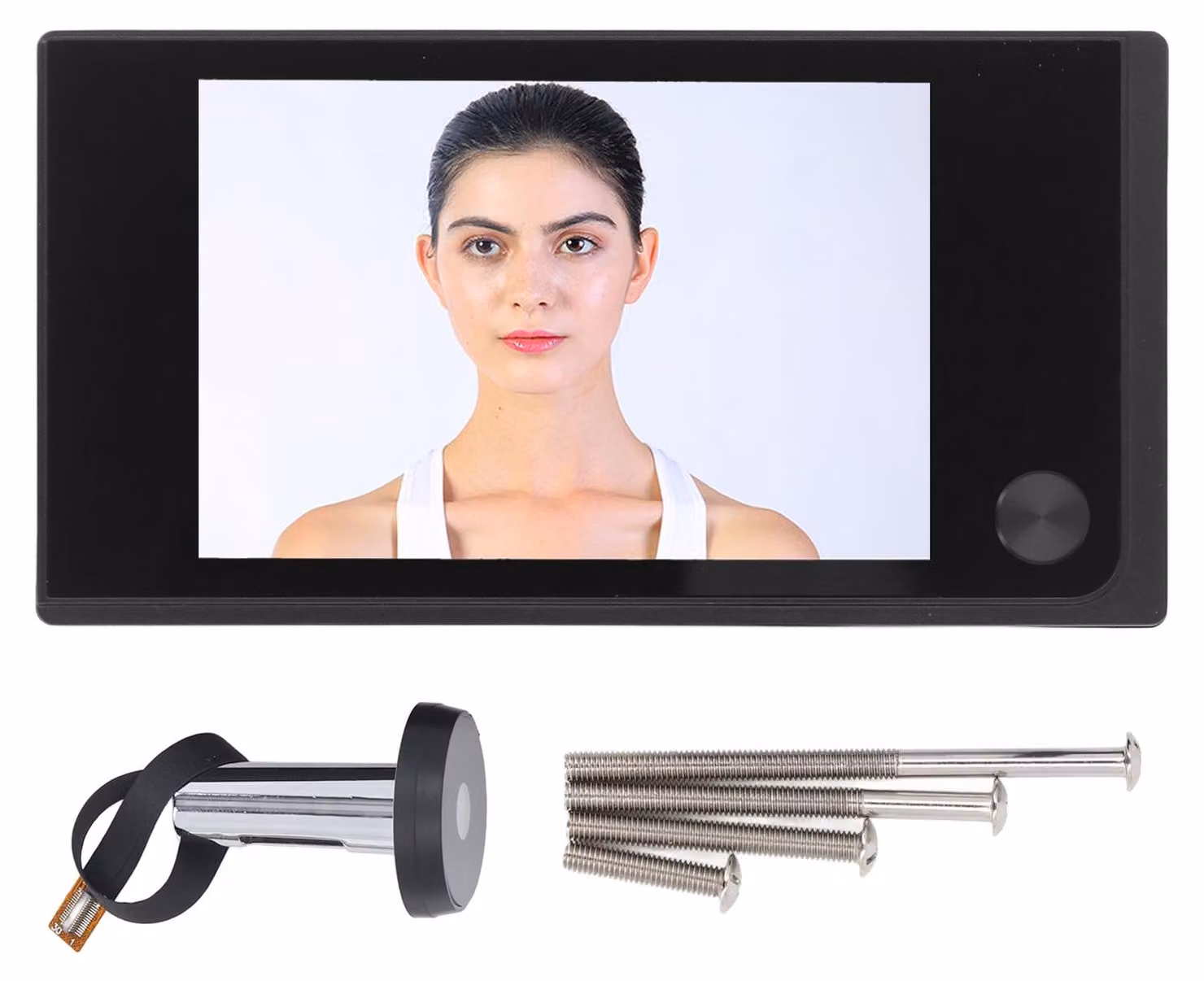 Spioncino digitale, schermo LCD a colori da 3,5 pollici, 1 MP, spioncino a infrarossi grandangolare da 120° per la sicurezza domestica