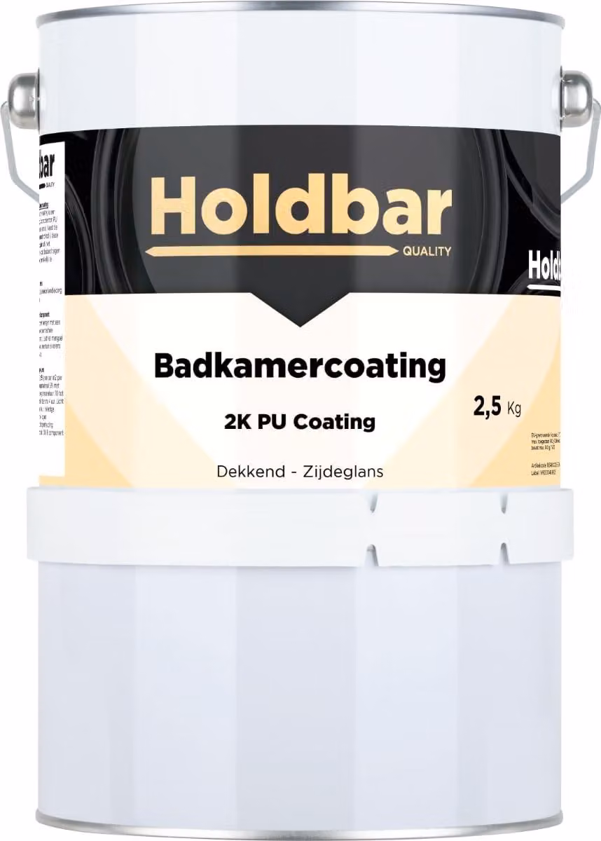Rivestimento per bagno, colore nero (RAL 9005), 2,5 kg
