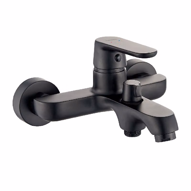 Miscelatore da bagno nero Miscelatore da bagno Miscelatore in ottone