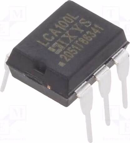 1 relè: semiconduttore; corrente di pilotaggio: 50mA max. 350VAC; resistenza di carico: 25Ω; modello: LCA100L; relè monofase; corrente di commutazione: 120mA