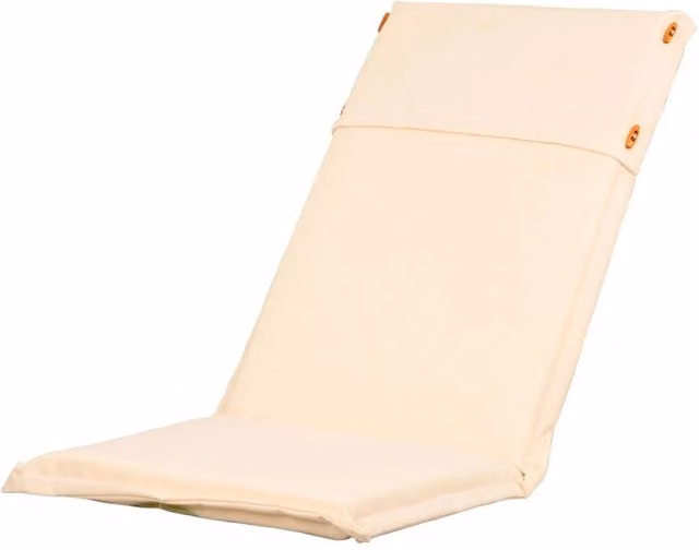 Set di 6 Cuscini Schienale Alto Colore Ecru