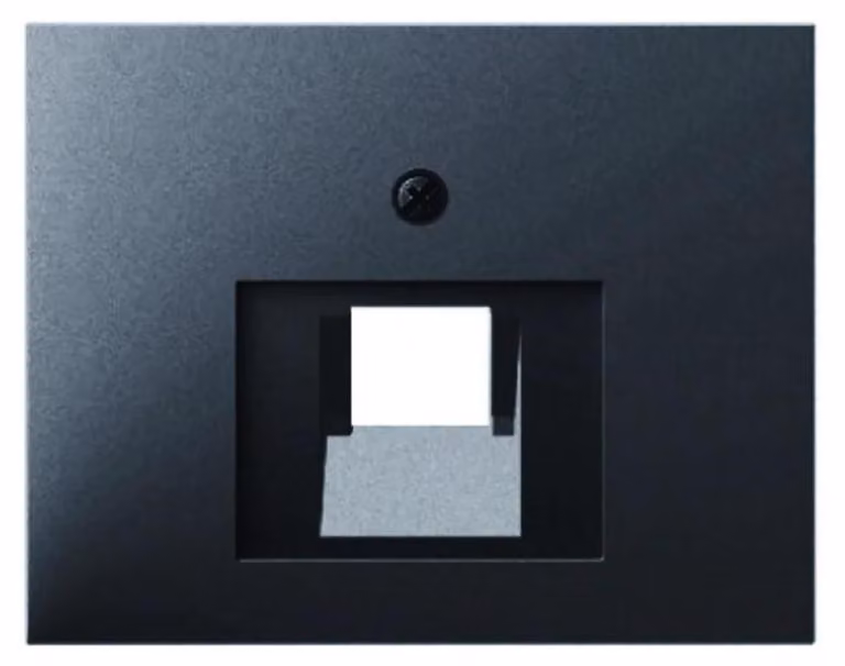 Berker 14077006 Placca centrale per presa UAE K1 antracite opaco