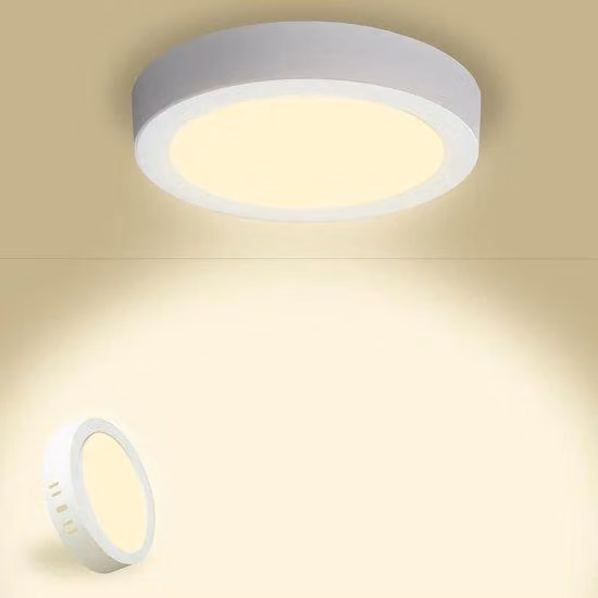 Lampada LED rotonda moderna, bianco neutro, 170 x 28 mm, alimentatore incluso, IP44, 4500 K, 120 gradi, per bagno, camera da letto, soggiorno, cucina, ingresso