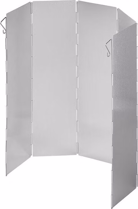 Paravento cottura pieghevole in alluminio 5 pezzi 49 x 36 cm