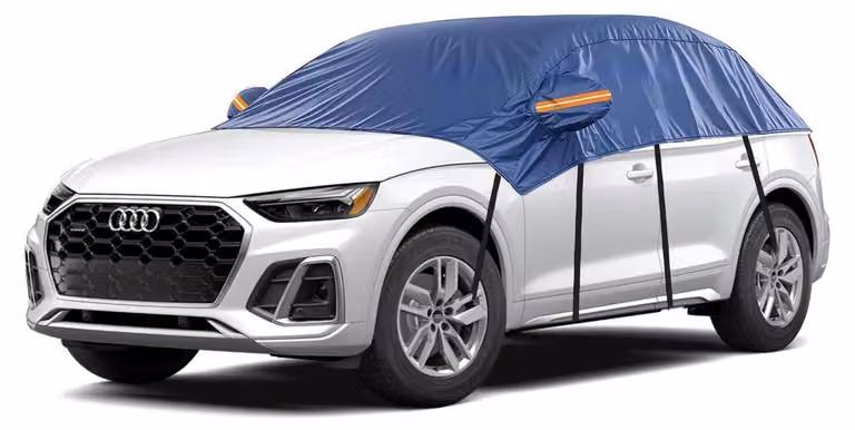 Copertura impermeabile e traspirante per auto, adatta a garage parziali, per Audi Q3 dal 2011 al 2025