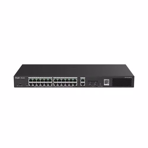 Switch Smart Reyee PoE Gigabit con 28 porte, 24 porte PoE/PoE+ RJ45 e 2 porte uplink Gigabit RJ45/SFP, Nero - RG-ES228GS-P – 2