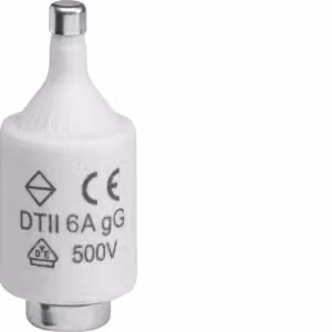 Fusibile DII E27 6/10 A 500 V gG con indicatore di stato