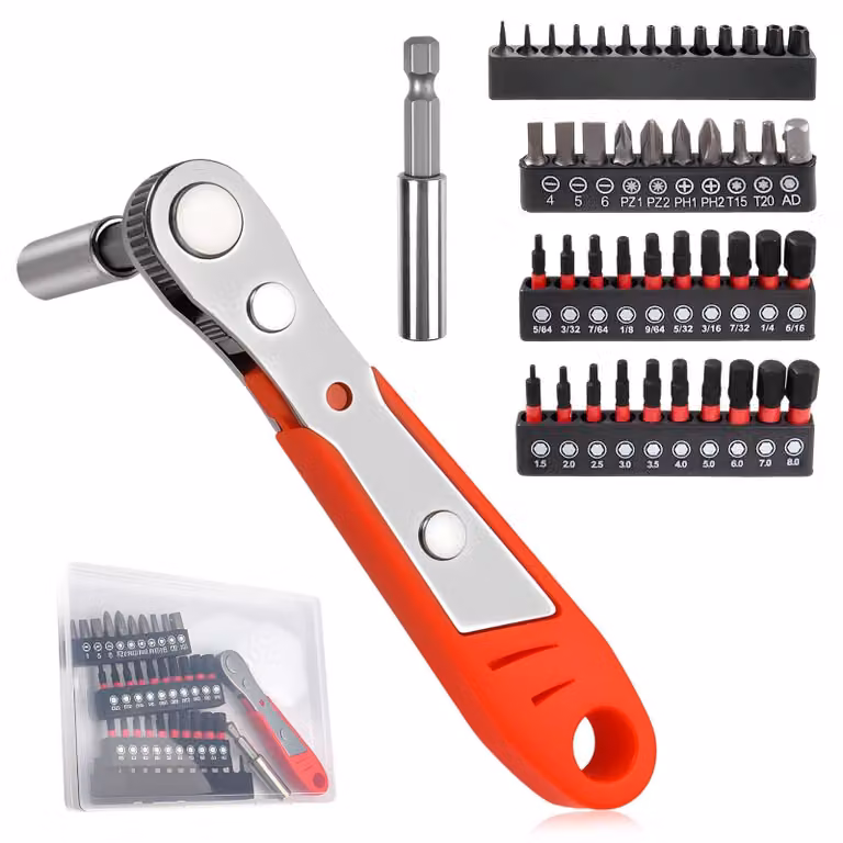 Omgoods - Set di cacciaviti multifunzione 45-in-1 per professionisti