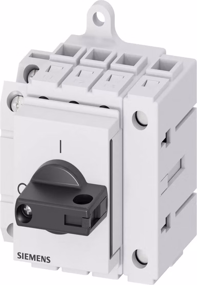 Interruttore sezionatore Siemens 3LD3, Iu 32 A, interruttore generale a 3 poli + N 3LD32301TL11