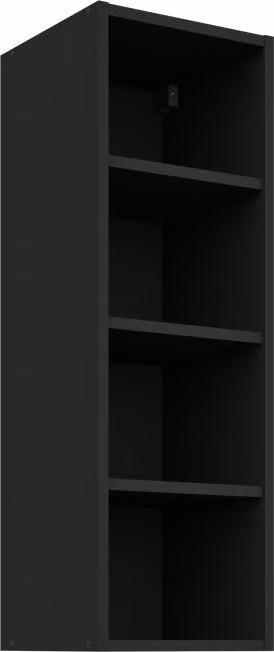 Mobile cucina alto LUNARA - larghezza 30 cm, nero