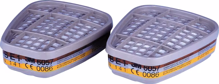 filtro 3M per gas e combinazioni 6057 8 pezzi/confezione.