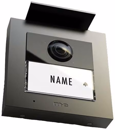 m-e modern-electronics VS-21 A Vistasmart Videocitofono LAN, WLAN Unità esterna antracite (41363)