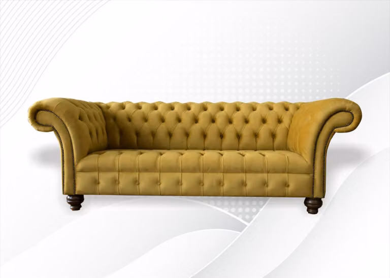 Sofa 3 Sitzer Textil Sofas Couch Polster Garnitur Sofagarnitur Chesterfield