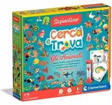 Gioco educativo Cerca e trova gli animali Clementoni multicolore per lo sviluppo cognitivo
