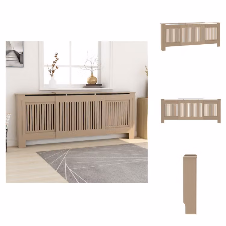 vidaXL Copriradiatore in MDF 205 cm - Accessori per radiatori