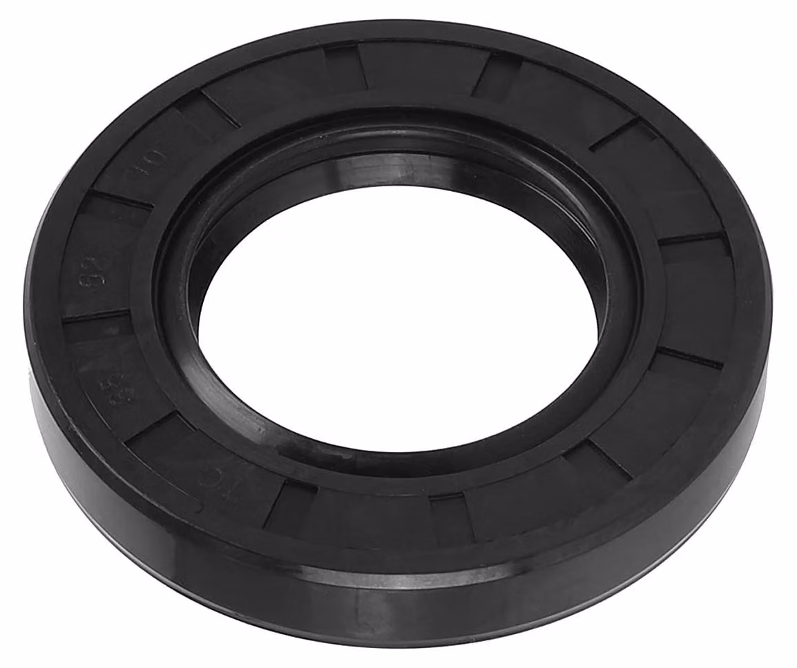 Guarnizione radiale a labbro singolo 35x62x10 mm, a doppio labbro, in NBR, colore nero