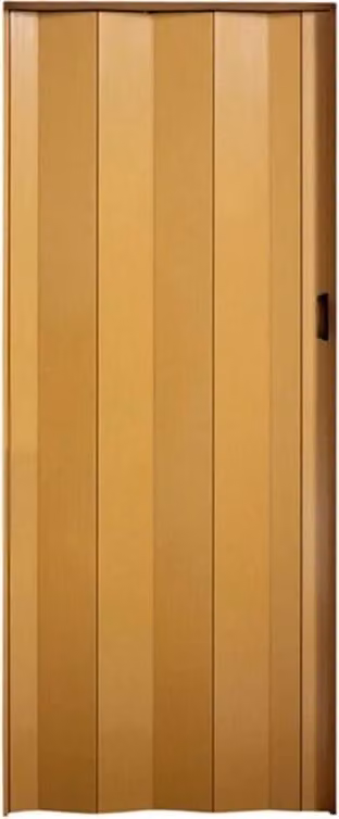Una porta a soffietto in faggio decorato Grosfillex