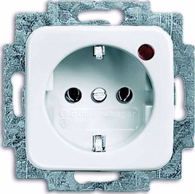 Busch-Jaeger 2310EUGL/VA-212-11 Busch-Protector® SCHUKO® inserto per presa, con protezione da sovratensione, bianco
