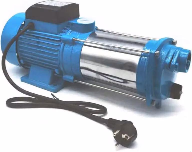 Pompa centrifuga - Pompa da giardino/getto - Potenza 2500 W - Portata 4000 l/h - Pressione 11 bar - Pressostato - Irrigazione - Blu
