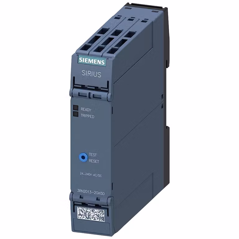 Relè di protezione motore a termistore Siemens, standard, collegamento a molla, 2 W, CA/CC 24-240 V 3RN20132GW30