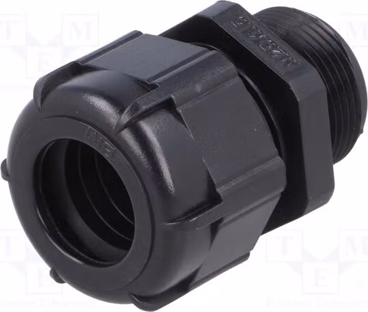 1 x Raccordo per cavo con filettatura allungata, grado di protezione IP68, modello BM4925LN, filettatura M25