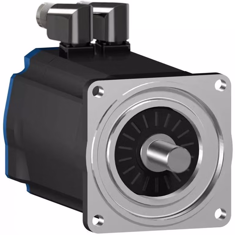 Servomotore Schneider Electric, Lexium BSH, 100 mm, 10 Nm, albero liscio IP54, Singleturn 128 P/U, 2xM23 ad angolo BSH1004P01A2A