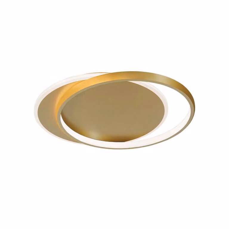 Viokef Plafoniera a LED Evelyn, Ottone / Oro, Soggiorno / Sala da pranzo, Alluminio, Moderno, Plafoniera LED