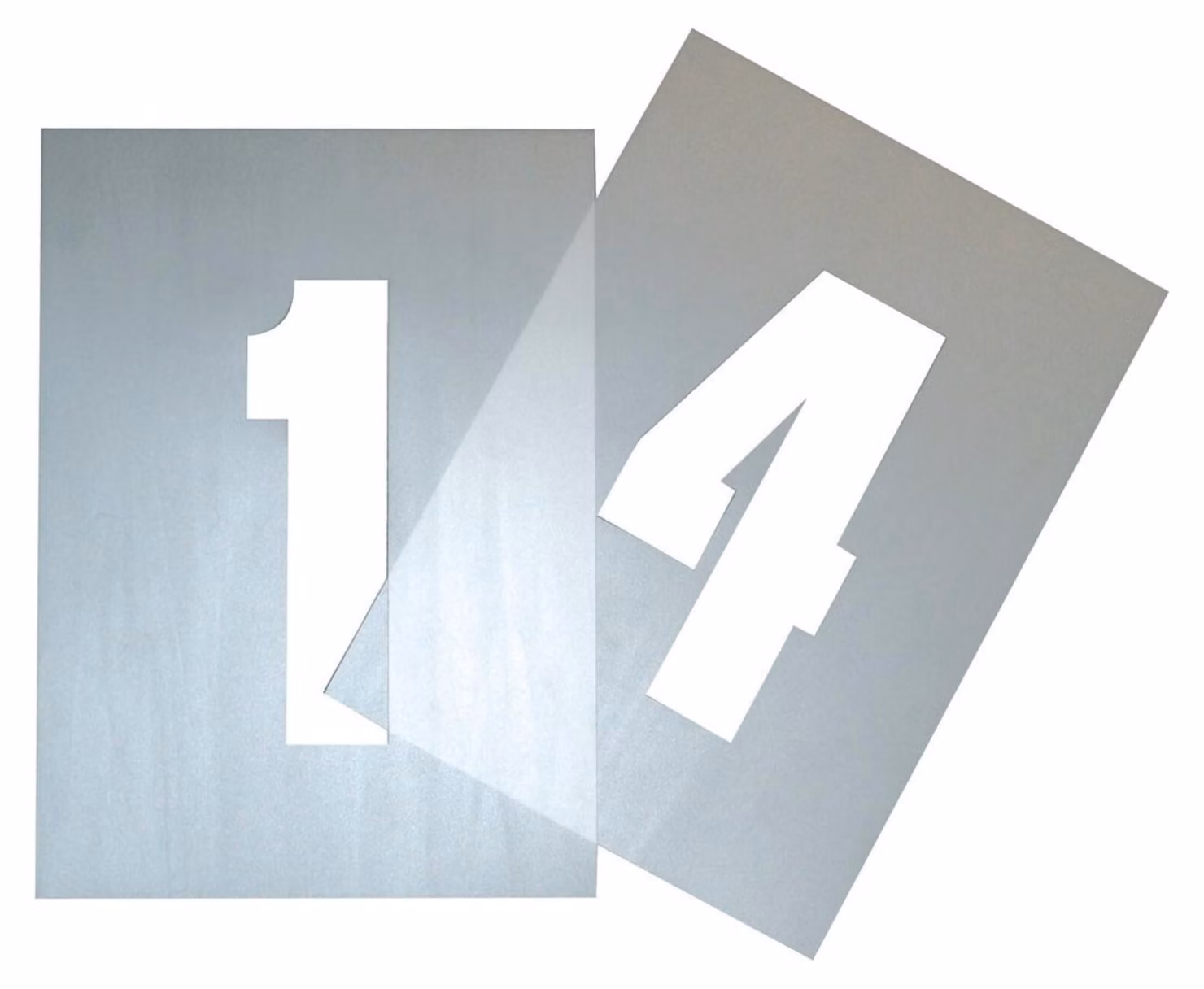 Set di stencil per la marcatura dei pavimenti 150 mm E-COLL