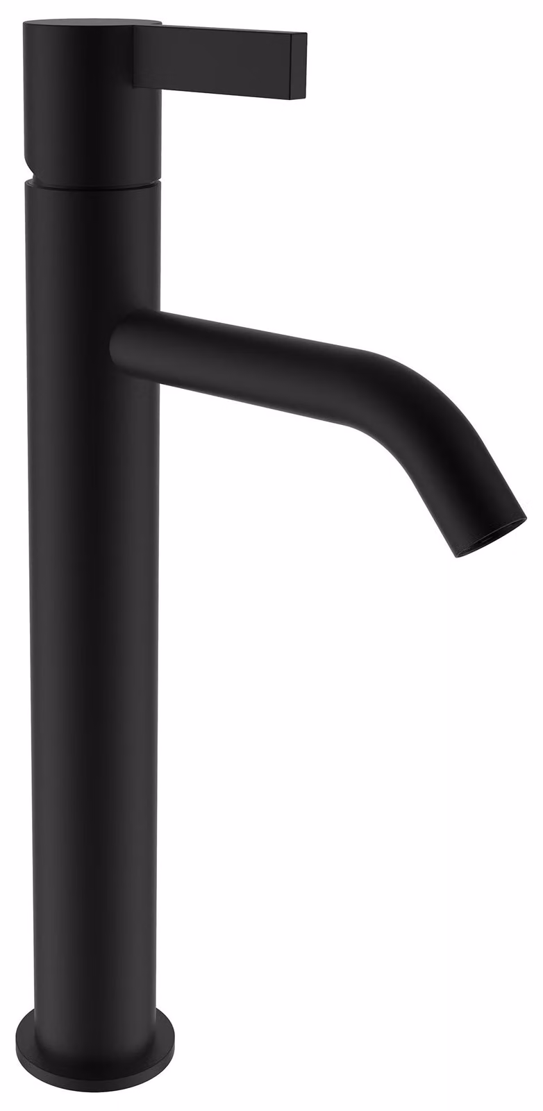 LAUFEN Mitigeur de lavabo sur pied Kartell, bec fixe, sans robinet de vidange, saillie 125 mm, H3113380811201, H3113380811201