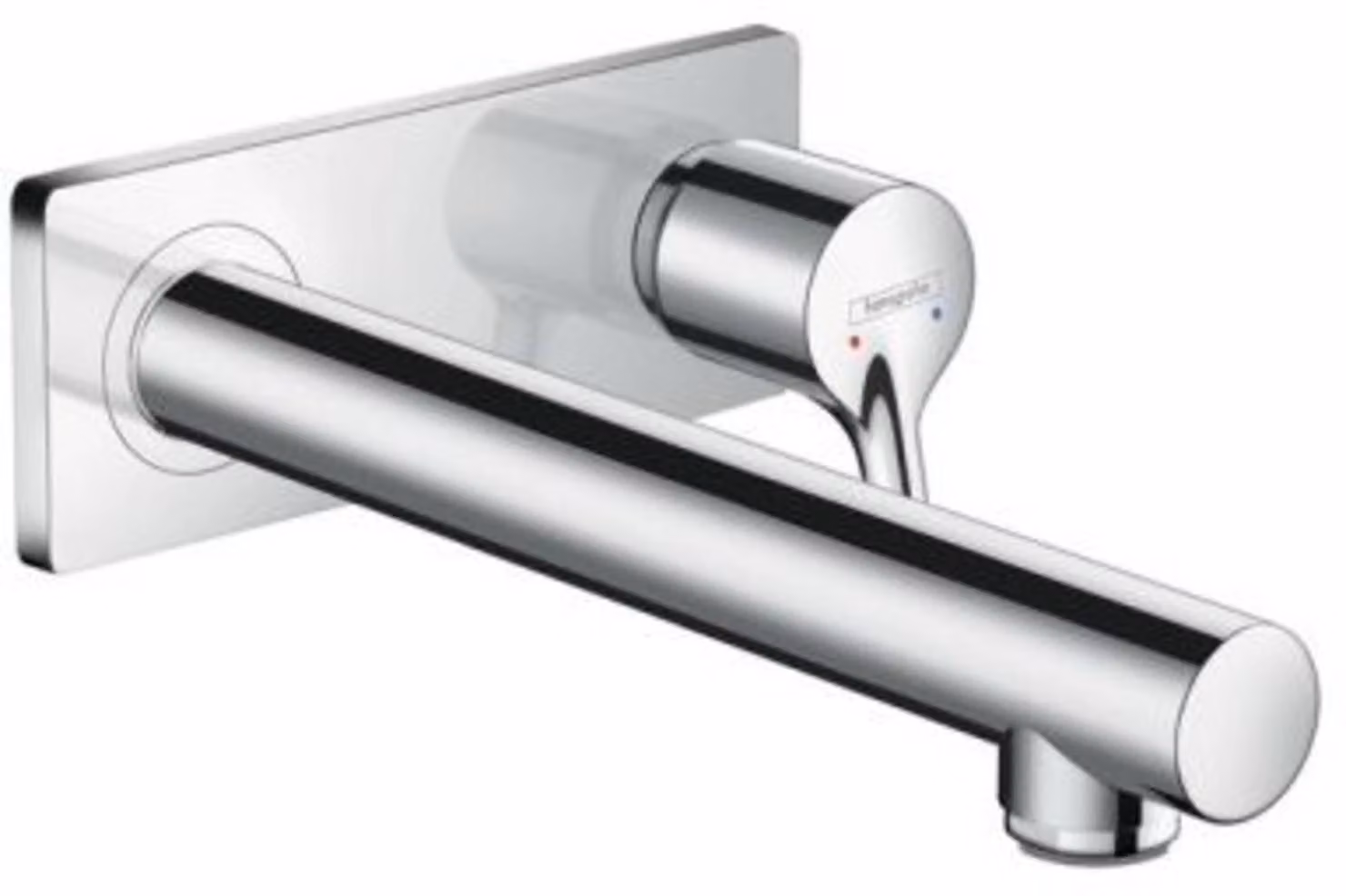 hansgrohe Talis Select S mitigeur monocommande de lavabo encastré, montage mural, saillie 225 mm, 72111000, 72111000