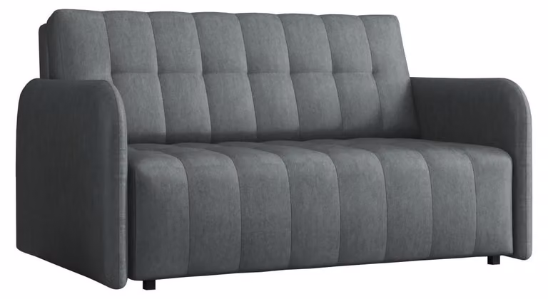 MIRJAN24 Divano letto Viva Grand III, divano imbottito a 3 posti con cuscini inclusi, con contenitore e funzione letto, divano elegante (colore: Kronos 22)