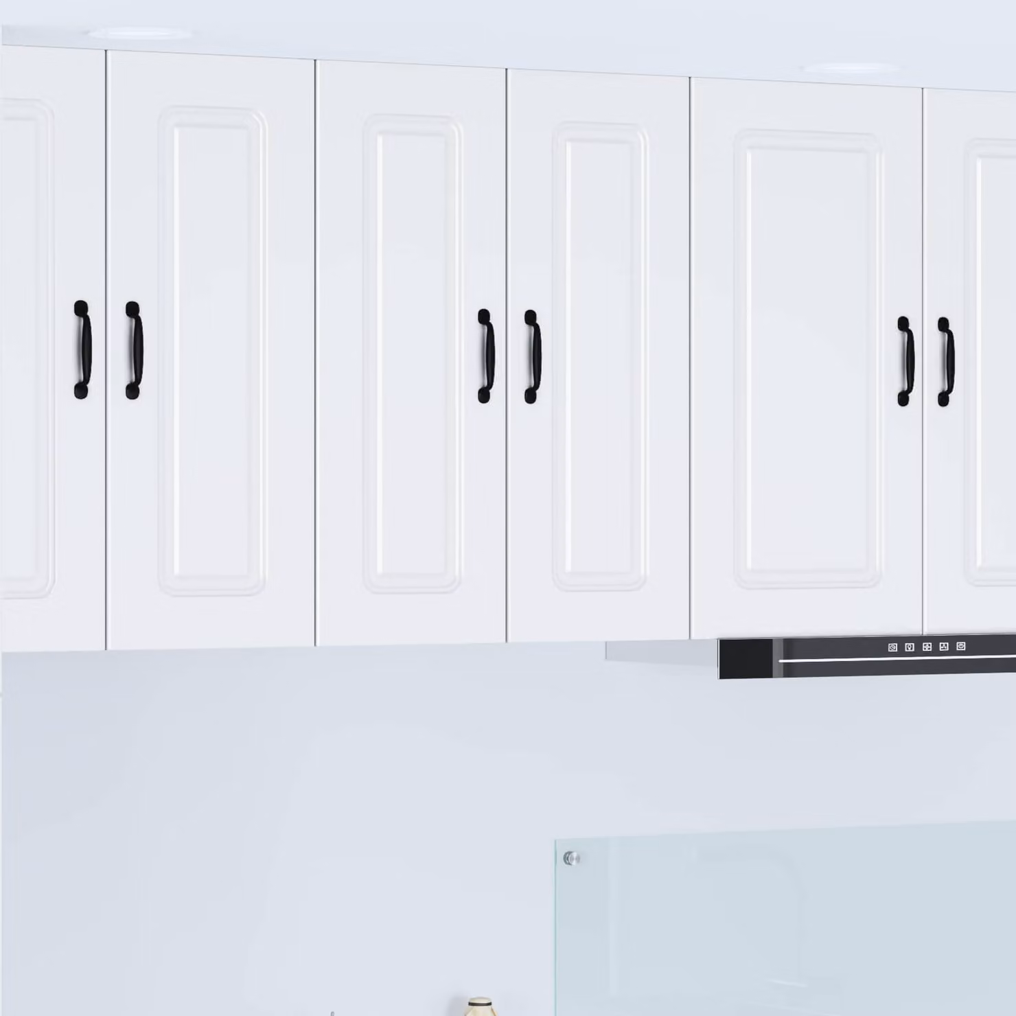 vidaXL Pannelli per lavastoviglie incasso Kalmar Bianco opaco in MDF, set da 2 pezzi