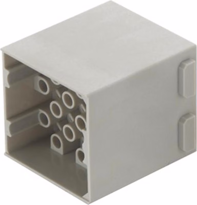 HARTING Han DD Modulo doppio con inserto a spina (M) a crimpare, 36 poli, 500 V, 10 A - 1 pezzo