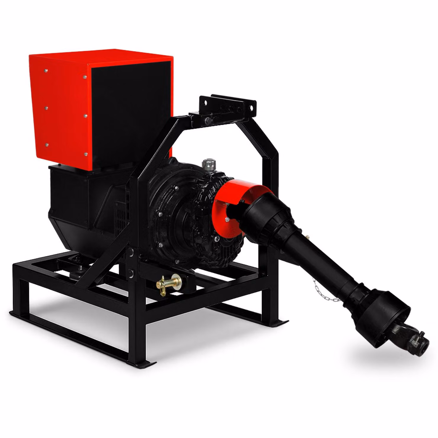 Generatore EBERTH con presa di forza da 27,5 kVA / 22 kW, gruppo elettrogeno di emergenza con AVR, 3x230 V / 2x400 V IP44, presa di forza da 1-3/8" a 6 denti, attacco a 3 punti