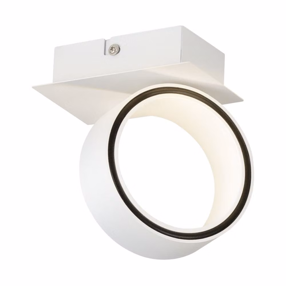 Faretto LED da parete e soffitto Albariza bianco, Modello:1 luce