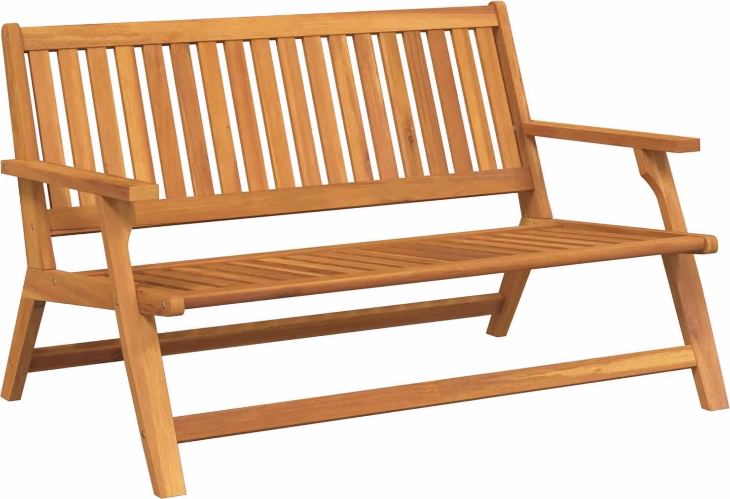 Panca Relax Marrone Legno di Acacia Massello