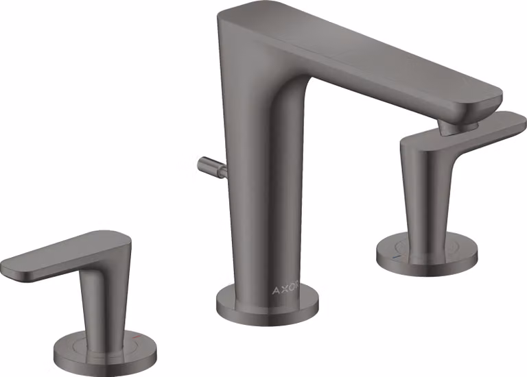 hansgrohe AXOR Citterio C robinetterie de lavabo 3 trous 125, avec vidage à tirette, 49060330, 49060330