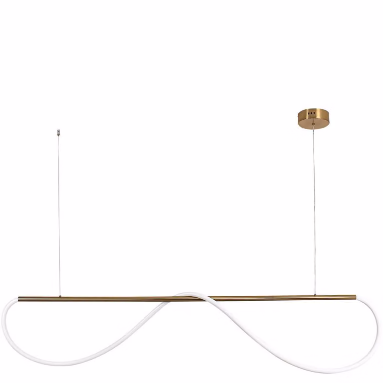 Lampada da soffitto a LED Meleca 36W Da 2700 a 6000K 3400 lm metallo bianco-oro Dimensioni: 150x160x8 cm IP20 Light Prestige
