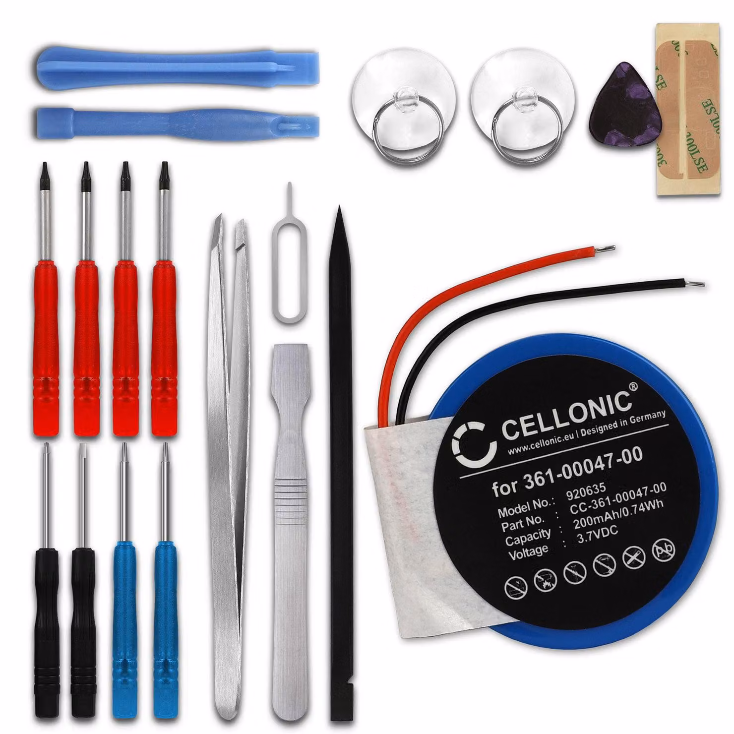 CELLONIC Batteria compatibile con Garmin Approach S2, S4, S3, 361-00047-00