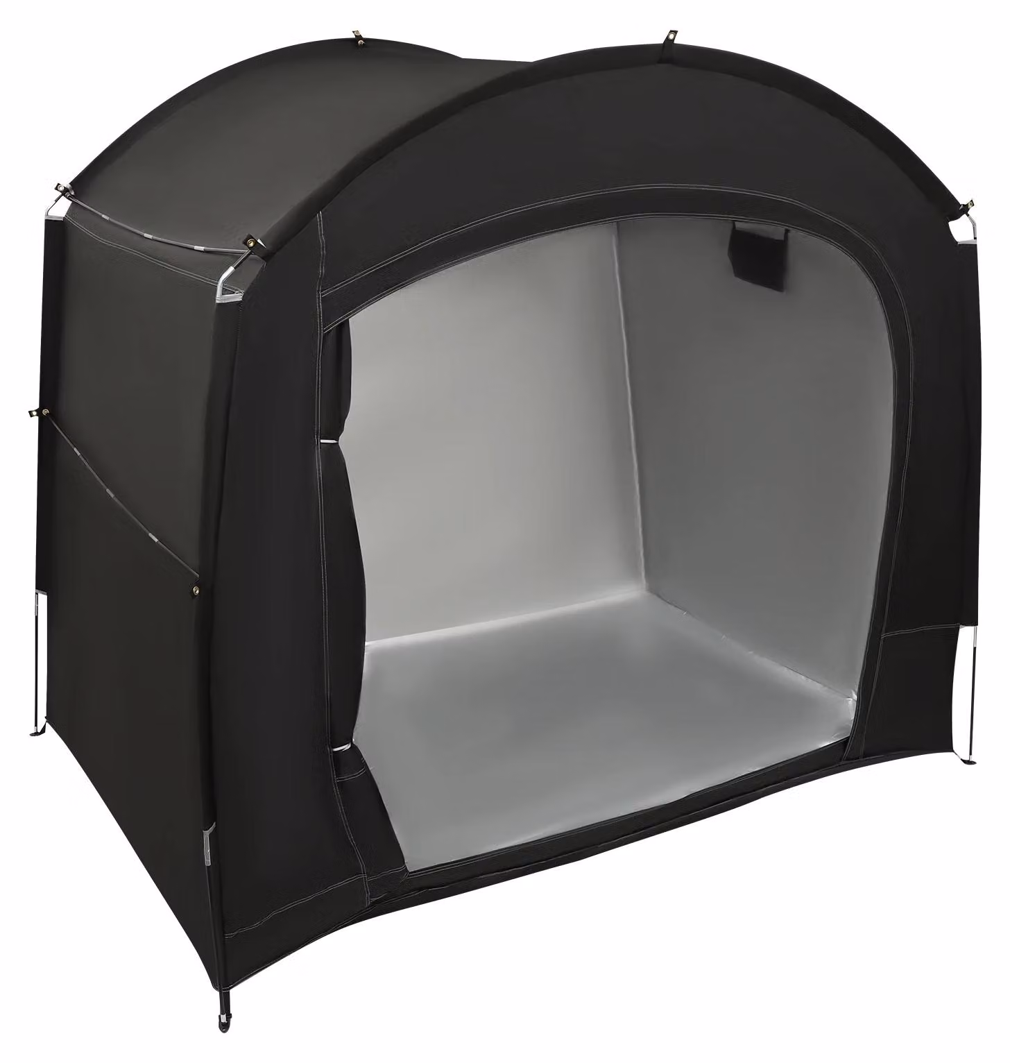 Tenda da esterno per il deposito di biciclette - Garage per biciclette / Tenda per biciclette - Materiale Oxford 210D, impermeabile, resistente ai raggi UV e agli strappi - Adatta per 3-4 biciclette - Dimensioni: 220 x 150 x 185 cm
