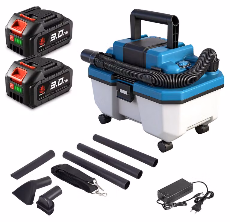 Aspirapolvere e aspiraliquidi 2-in-1, capacità 10 litri, 22 kPa